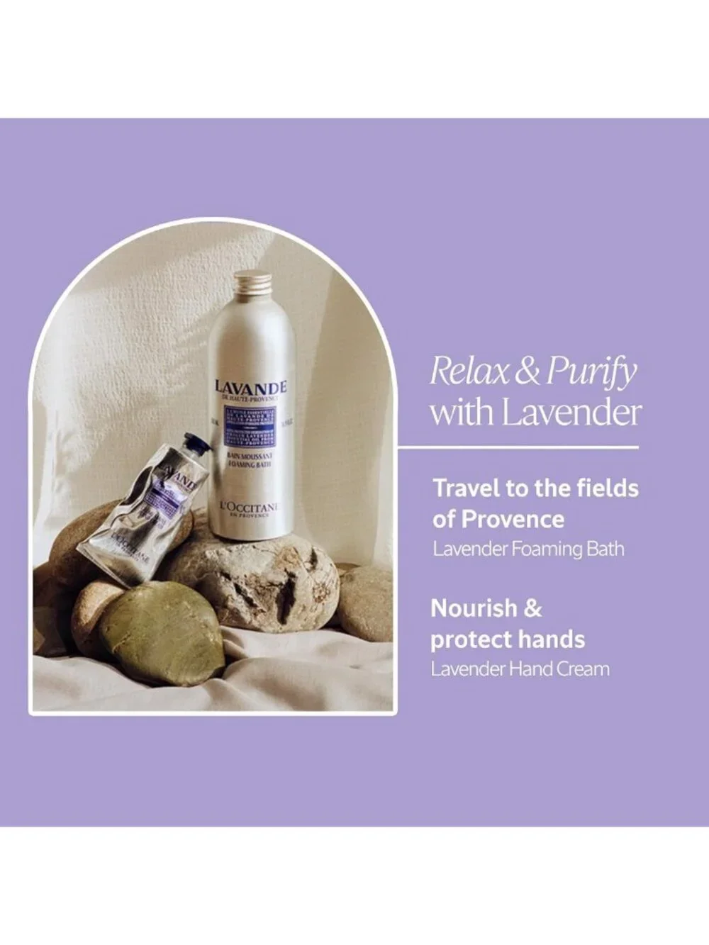 Relaxing Lavender Bubble Bath Refill - Foaming, Essential Oil Infused, 16.9 fl